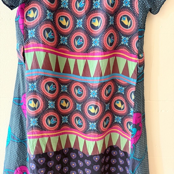 Marc Jacobs Colorful Patterned Silk Dress - Picture 2 of 10